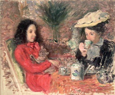 Tea Time, c.1900 av Emile Alfred Dezaunay